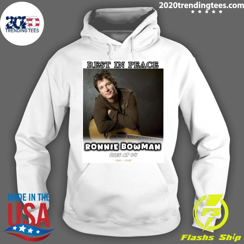 Rest In Peace Ronnie Bowman Dies At 64, 1961 -2026 Shirt