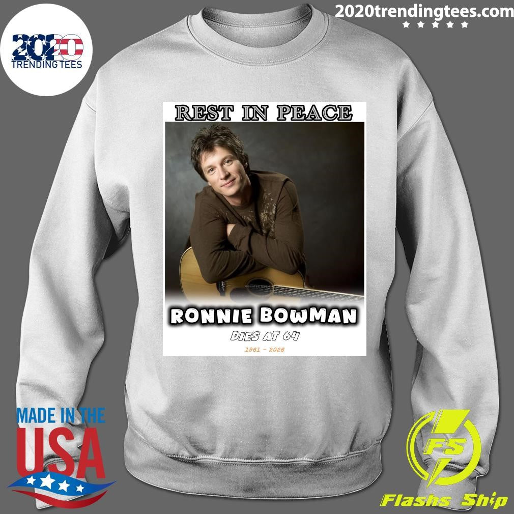 Rest In Peace Ronnie Bowman Dies At 64, 1961 -2026 Shirt