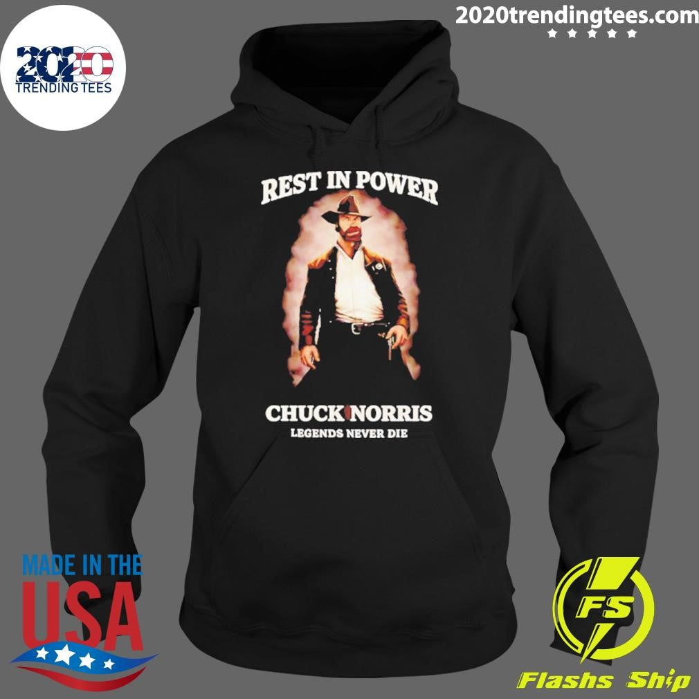 Rest In Power Chuck Norris 1940 2026 Legends Never Die Shirt