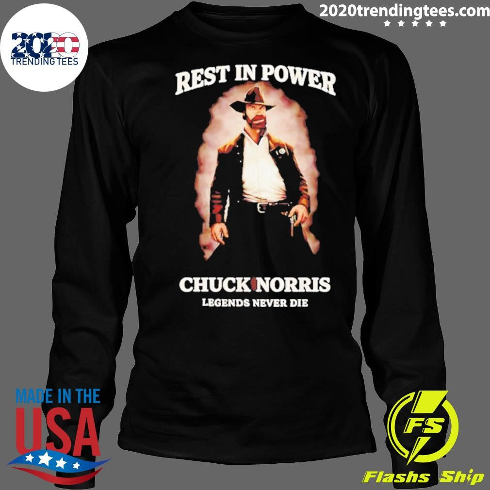 Rest In Power Chuck Norris 1940 2026 Legends Never Die Shirt
