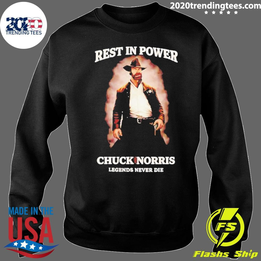 Rest In Power Chuck Norris 1940 2026 Legends Never Die Shirt