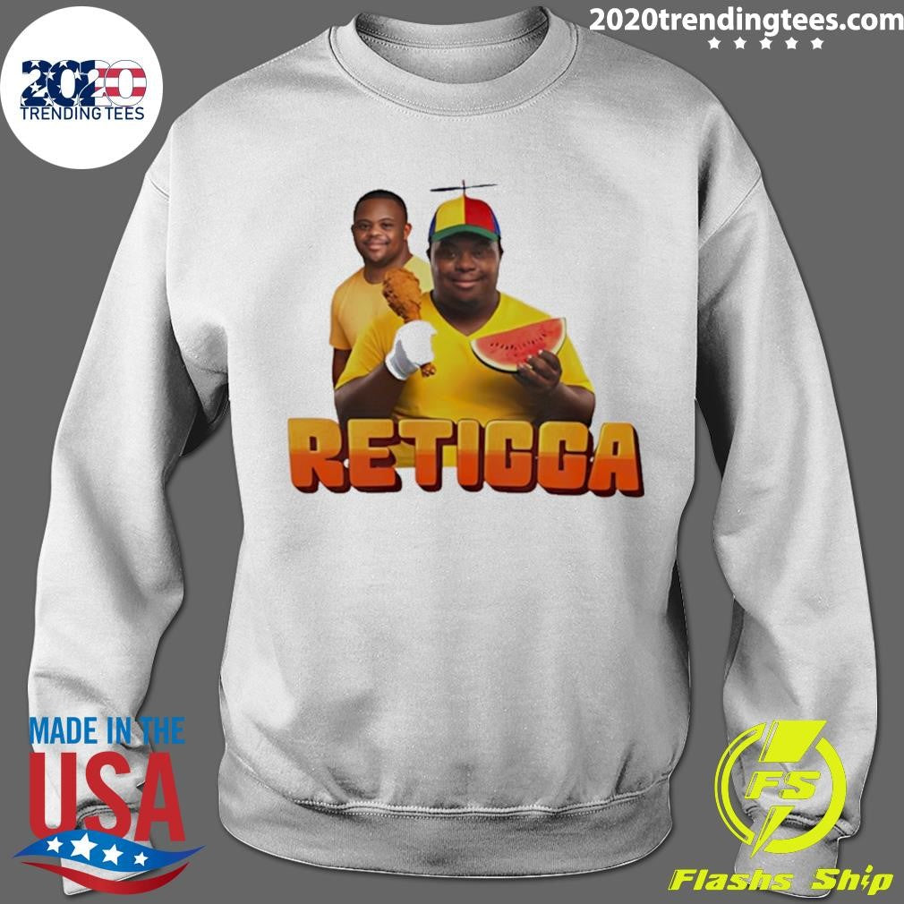 Retigga Fried Chicken And Watermelon Funny Shirt