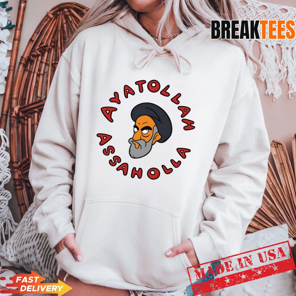 Retro Ayatollah Assahola Simpsons Cartoon Meme T-Shirt