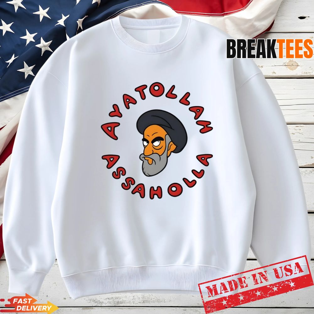 Retro Ayatollah Assahola Simpsons Cartoon Meme T-Shirt