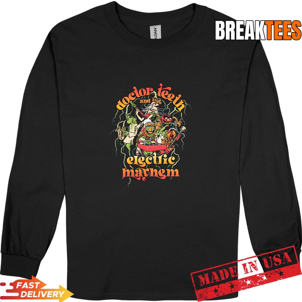 Retro Doctor Teeth And The Electric Mayhem Muppets Shirt