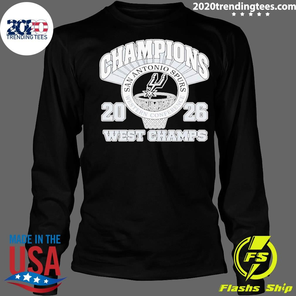 Retro San Antonio Basketball 2026 Spurs West Champs Shirt