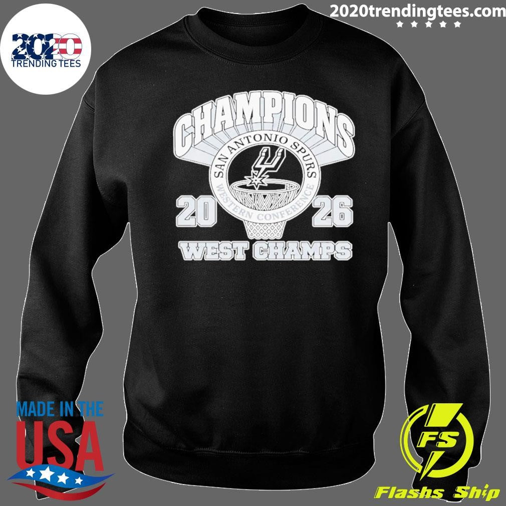 Retro San Antonio Basketball 2026 Spurs West Champs Shirt