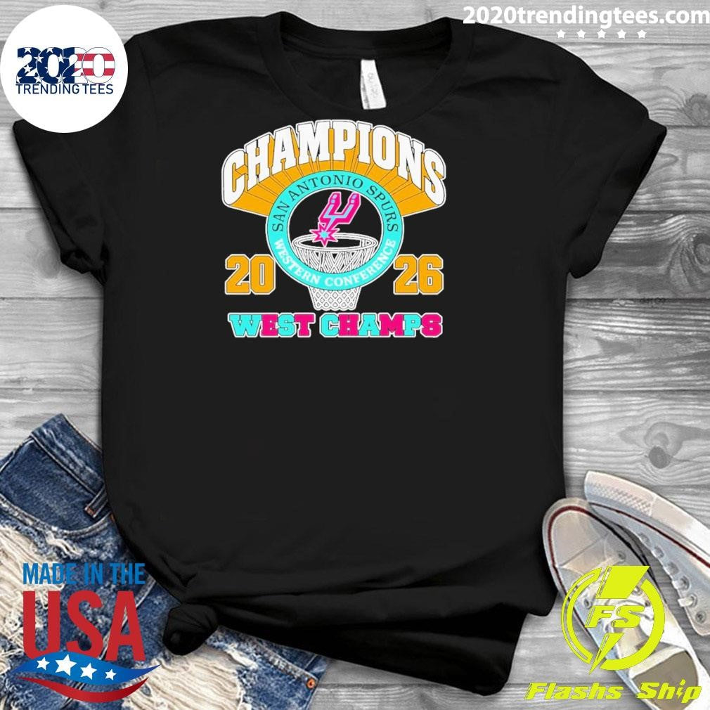 Retro San Antonio Spurs Basketball 2026 Spurs Western Conference Shirt