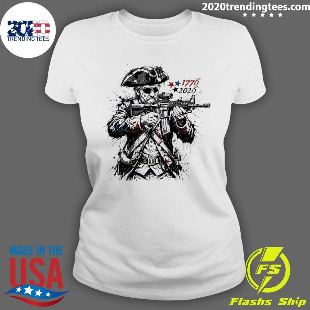 Revolutionary Splatter 1776 2026 Shirt