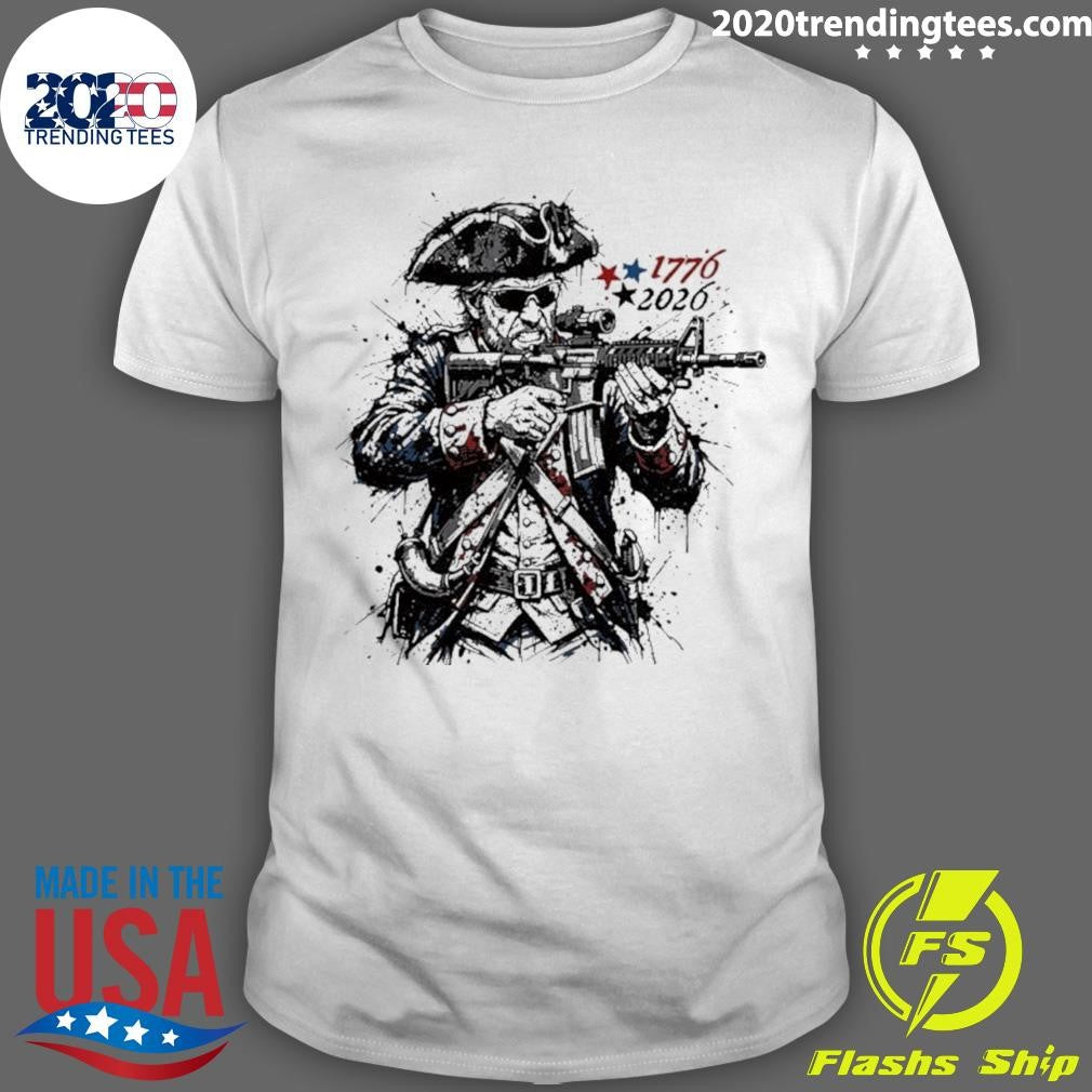 Revolutionary Splatter 1776 2026 Shirt
