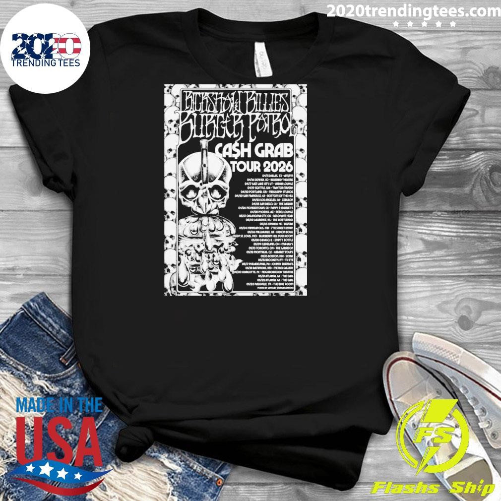 Rickshaw Billie’s Burger Patrol Tour 2026 Cash Grab Shirt