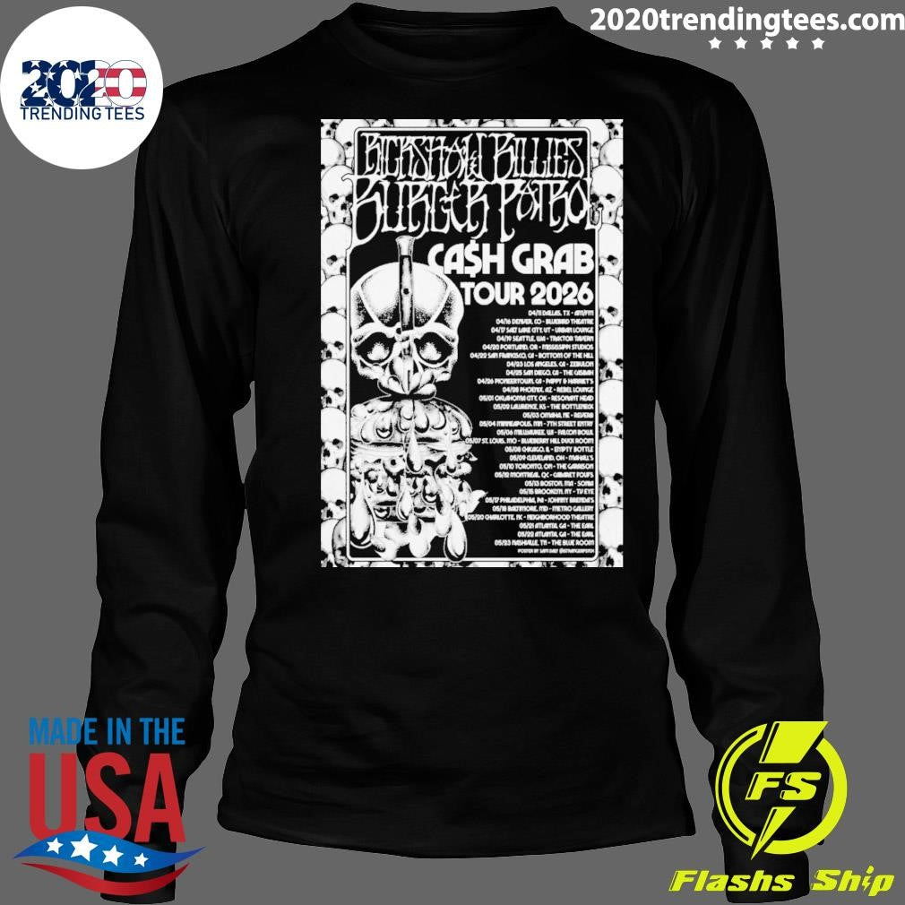 Rickshaw Billie’s Burger Patrol Tour 2026 Cash Grab Shirt