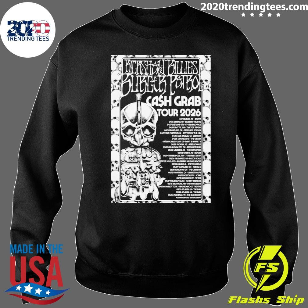 Rickshaw Billie’s Burger Patrol Tour 2026 Cash Grab Shirt