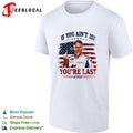 Ricky Bobby if you ain’t first you’re last Talladega Nights NASCAR humor shirt