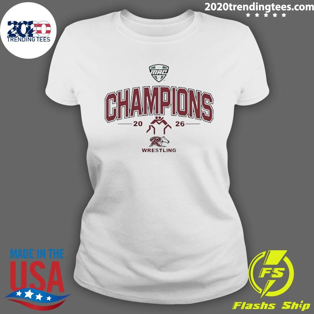 Rider Broncs 2026 Mac Wrestling Champions Shirt
