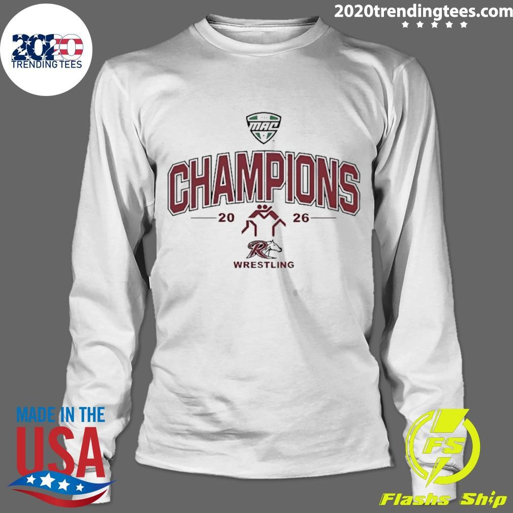 Rider Broncs 2026 Mac Wrestling Champions Shirt