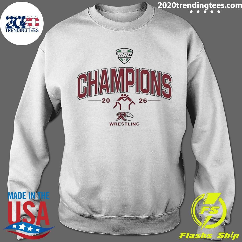 Rider Broncs 2026 Mac Wrestling Champions Shirt