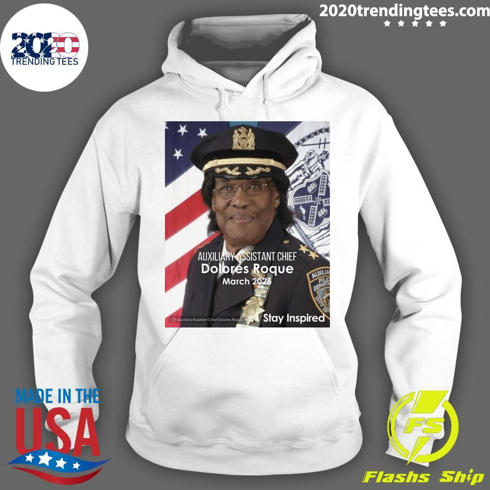 Rip Auxiliary Assistant Chief Dolores Roque Police March 2026 Shirt