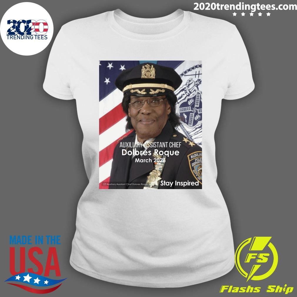 Rip Auxiliary Assistant Chief Dolores Roque Police March 2026 Shirt