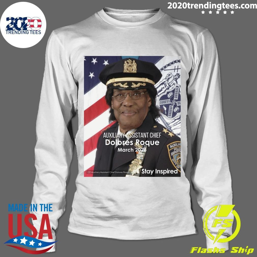 Rip Auxiliary Assistant Chief Dolores Roque Police March 2026 Shirt