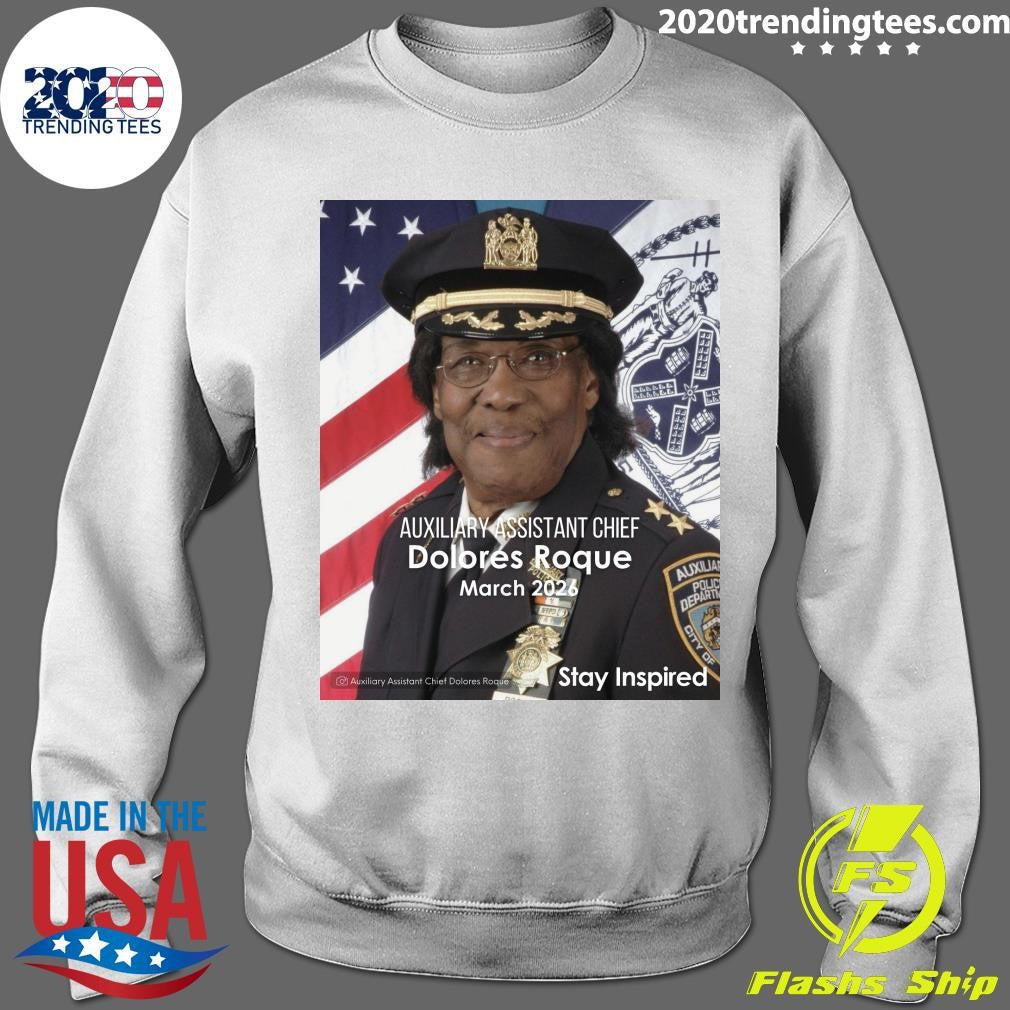 Rip Auxiliary Assistant Chief Dolores Roque Police March 2026 Shirt