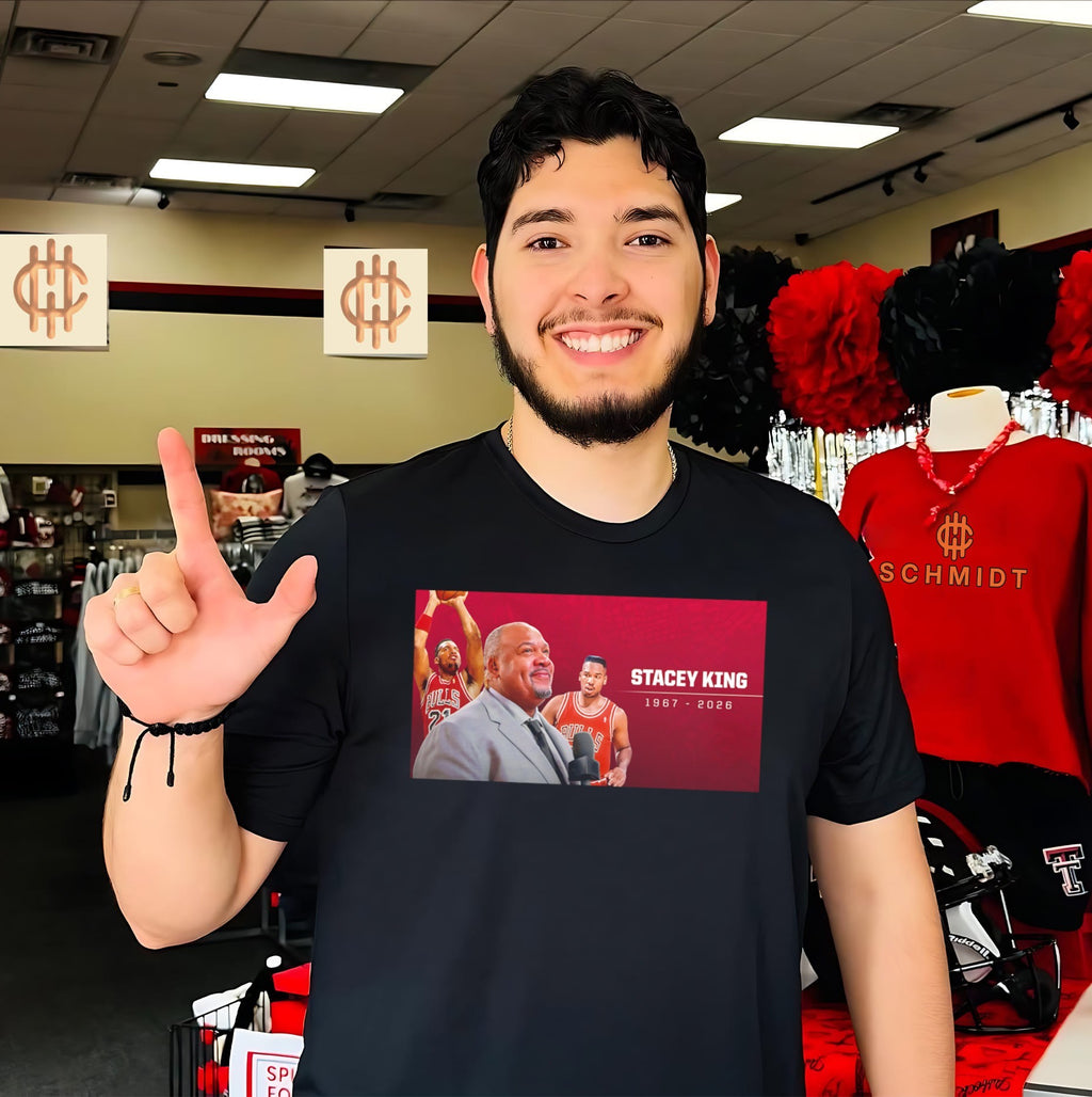 Rip Chicago Bulls Stacey King 1967-2026 tribute poster shirt