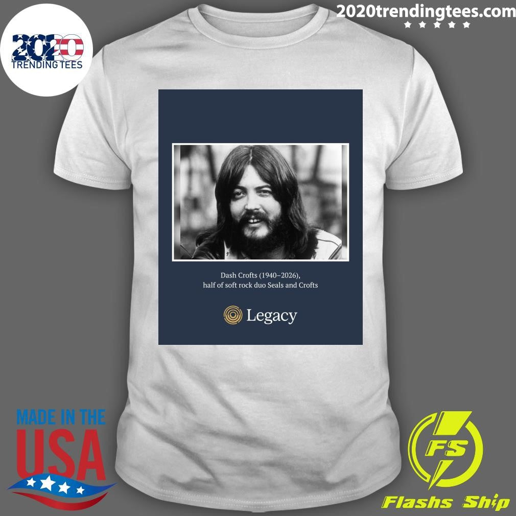 Rip Dash Crofts 1940-2026, Half Of Soft Rock Duo Seals And Crofts Shirt