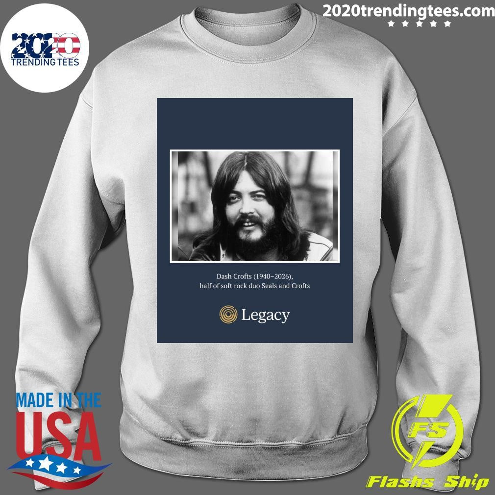 Rip Dash Crofts 1940-2026, Half Of Soft Rock Duo Seals And Crofts Shirt