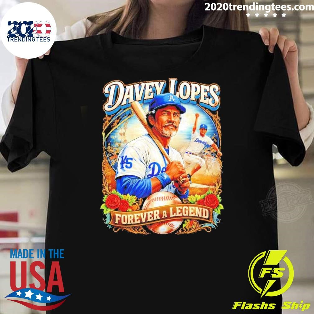 Rip Davey Lopes 1945-2026 Forever A Legend Shirt