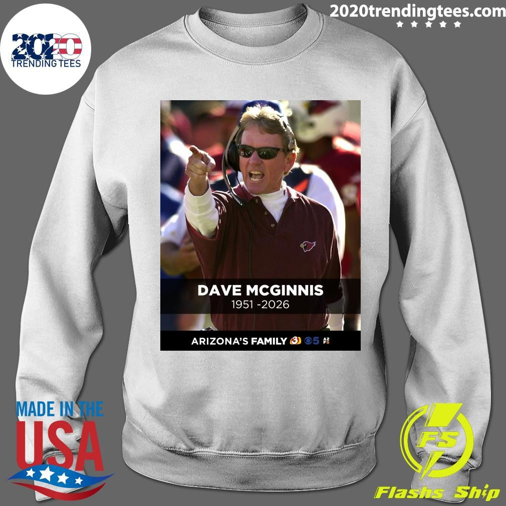 Rip Former Cardinals Head Coach Dave Mcginnis 1951-2026 Shirt