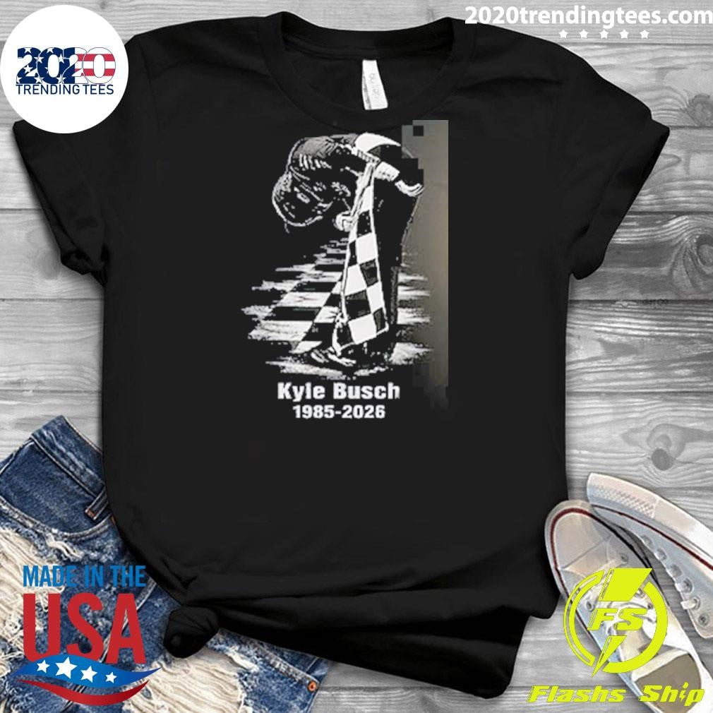 Rip Kyle Busch 1985-2026 Tribute Car Racing Vintage Shirt