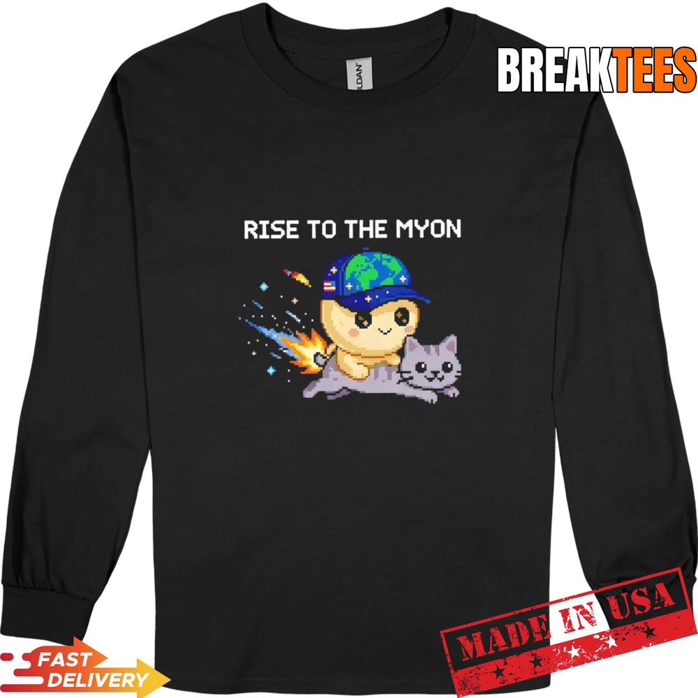 Rise To The Nyan NASA Artemis II To The Moon And Beyond Mascot T-Shirt
