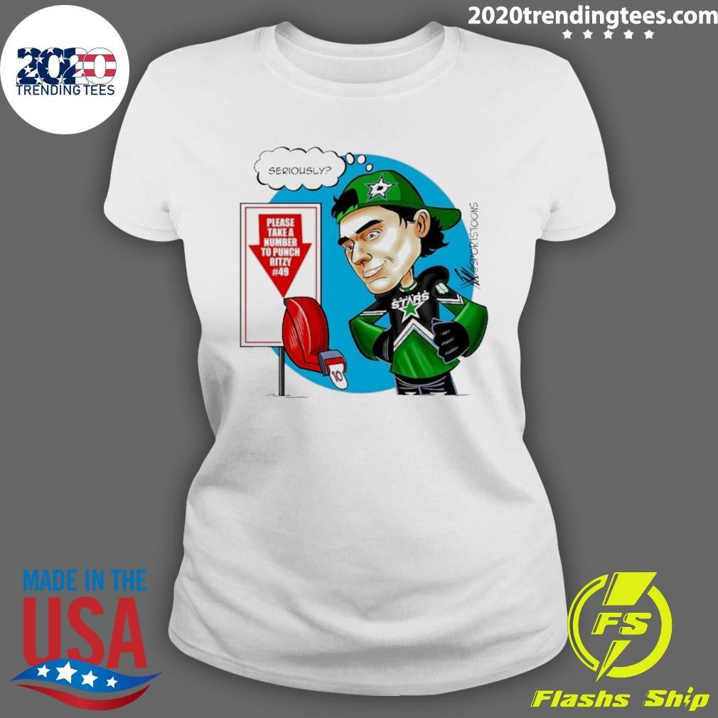 Ritzy Dallas Stars Take A Number To Punch Shirt