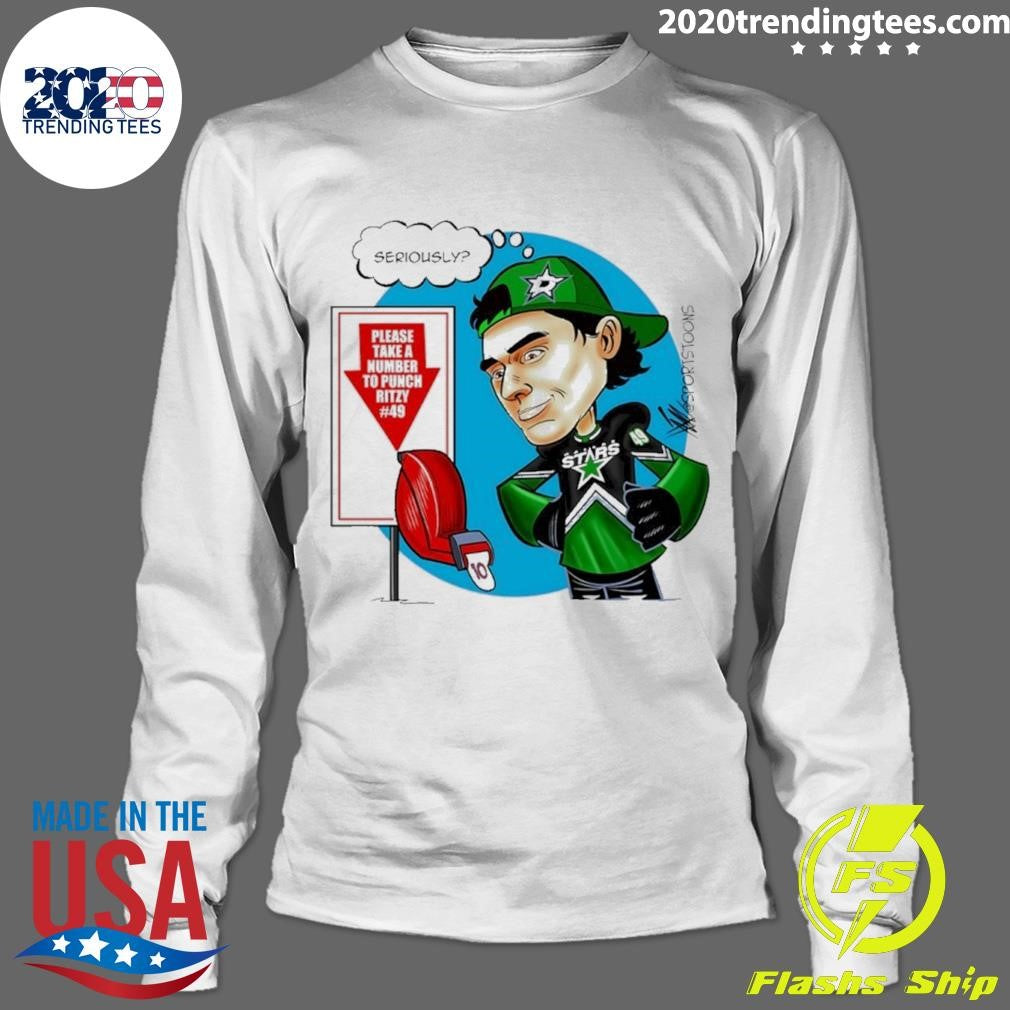 Ritzy Dallas Stars Take A Number To Punch Shirt