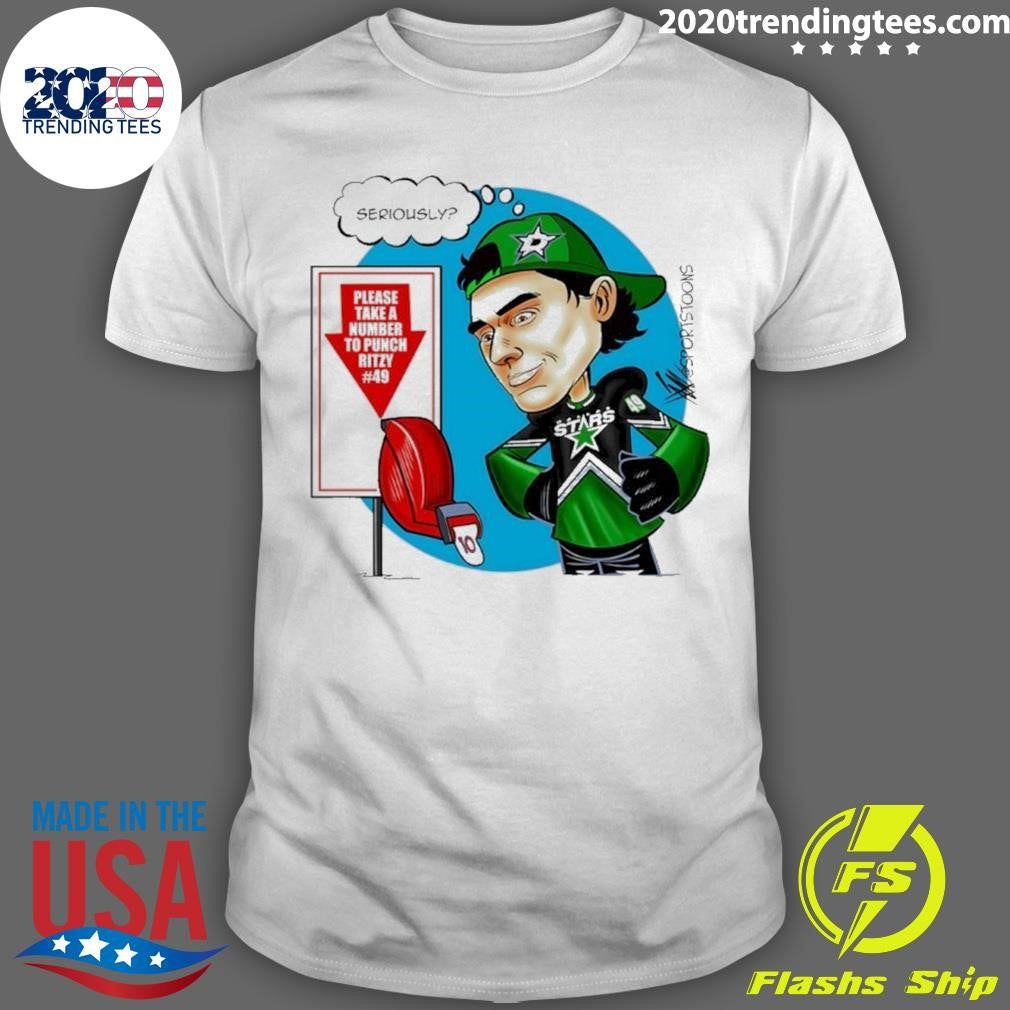 Ritzy Dallas Stars Take A Number To Punch Shirt