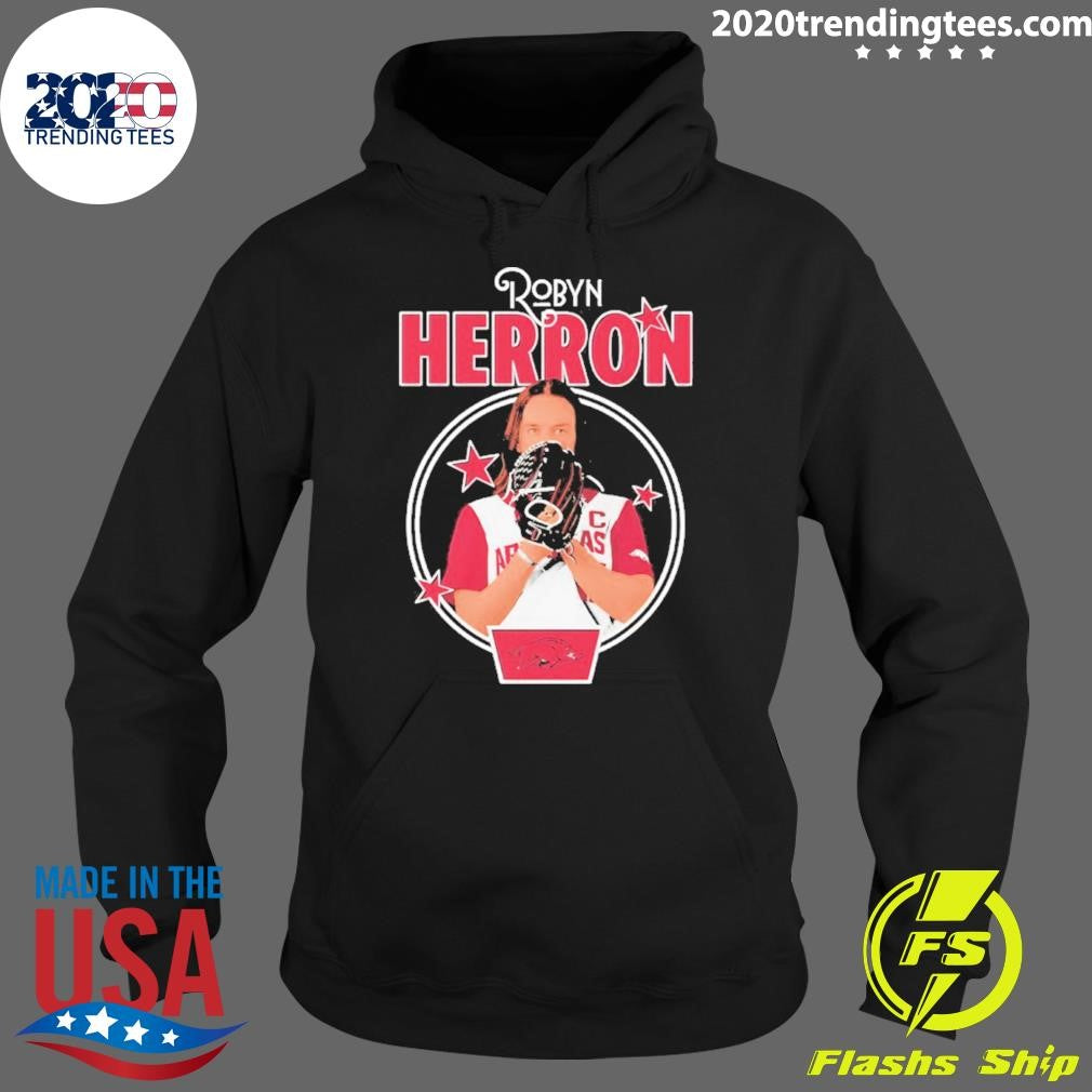 Robyn Herron Portrait Arkansas Razorbacks Softball Shirt