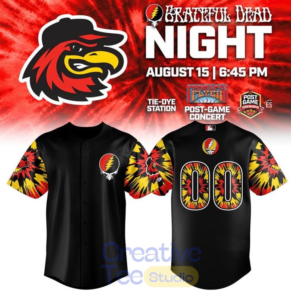 Rochester Red Wings 2026 Grateful Dead Night Special Baseball Jersey