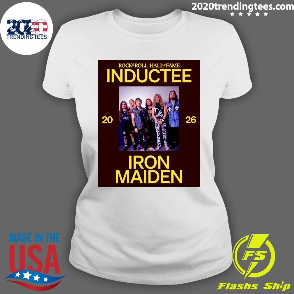 Rock & Roll Hall Of Fame Inductee 2026 Iron Maiden Shirt