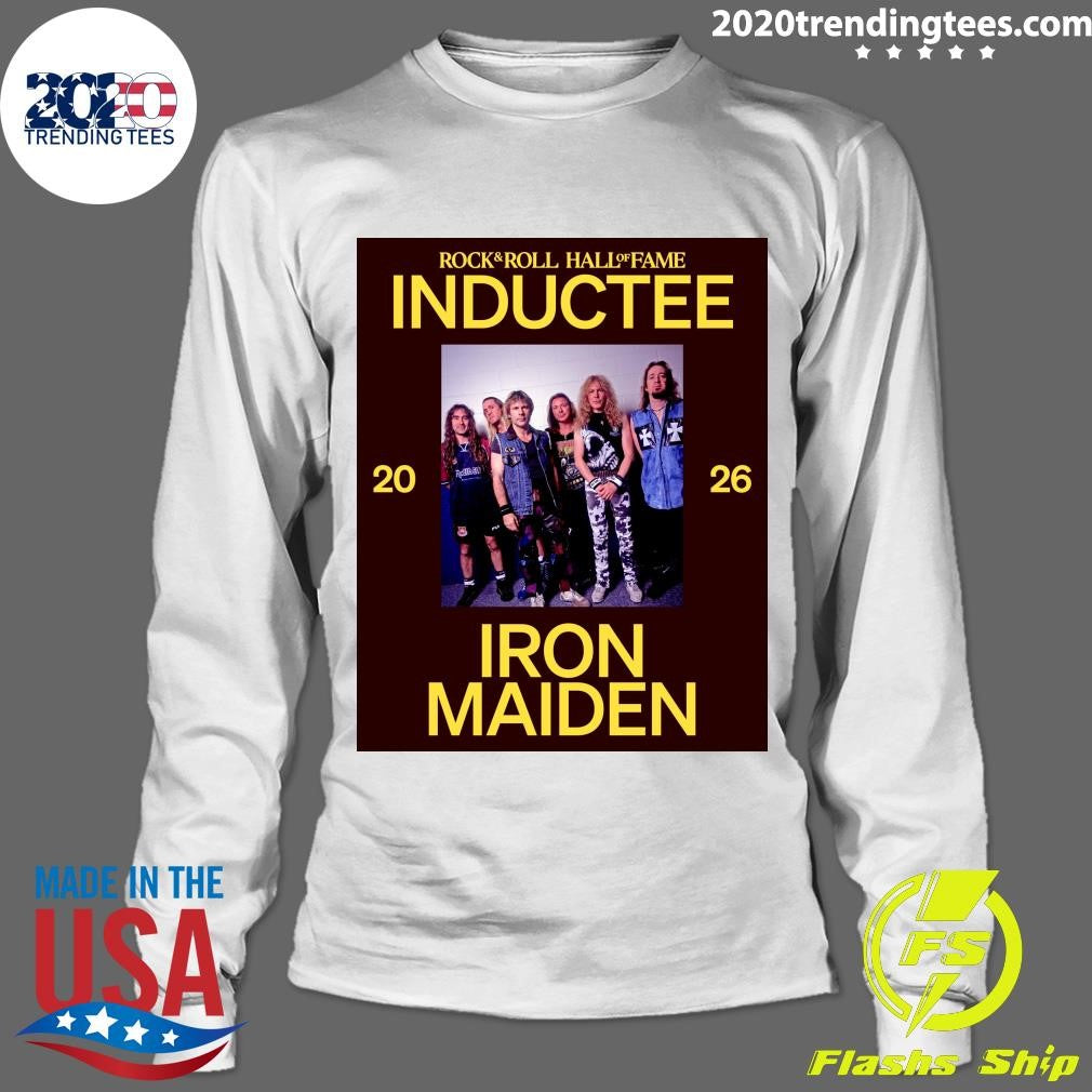 Rock & Roll Hall Of Fame Inductee 2026 Iron Maiden Shirt