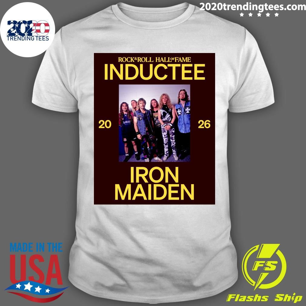 Rock & Roll Hall Of Fame Inductee 2026 Iron Maiden Shirt