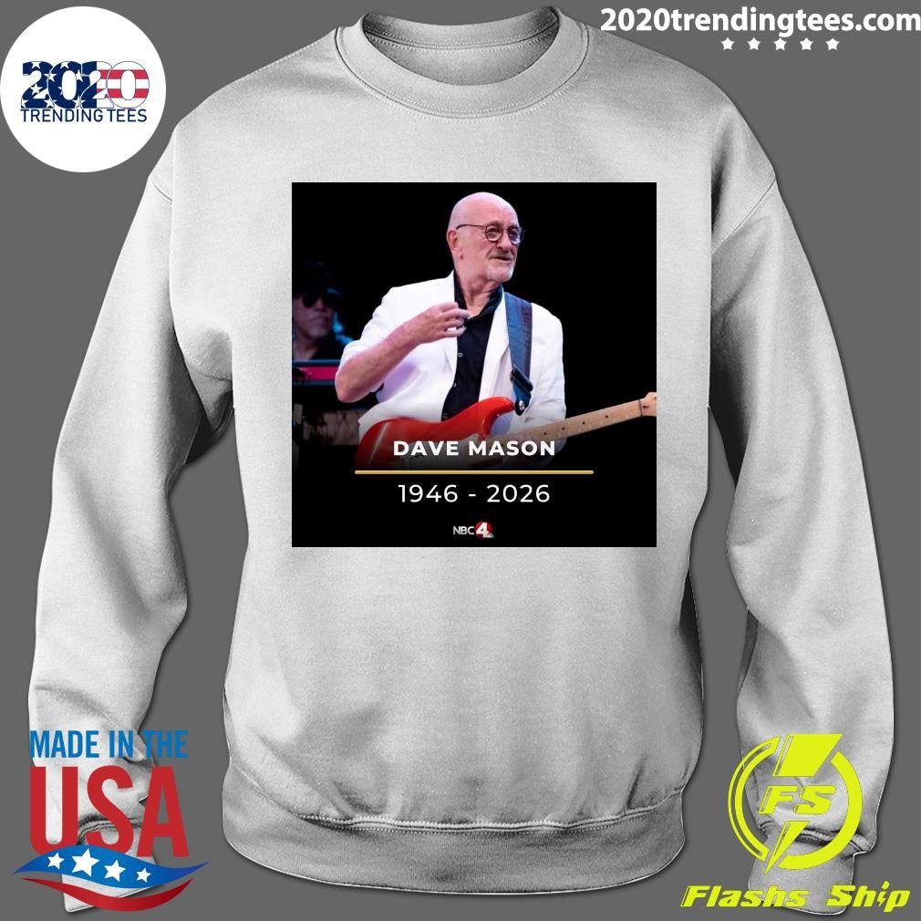 Rock & Roll Hall of Famer Dave Mason 1946-2026 Rip Shirt