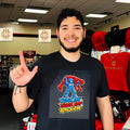 Rock em’ sock em’ rack em’ robot graphic shirt