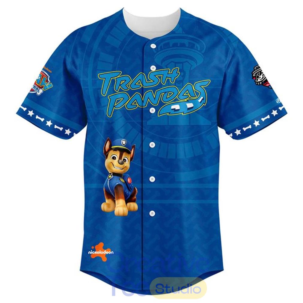 Rocket City Trash Panda 2026 Paw Patrol Adventure Day Baseball Jersey