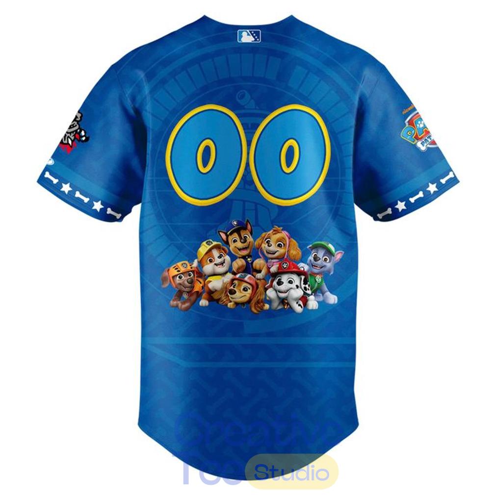 Rocket City Trash Panda 2026 Paw Patrol Adventure Day Baseball Jersey