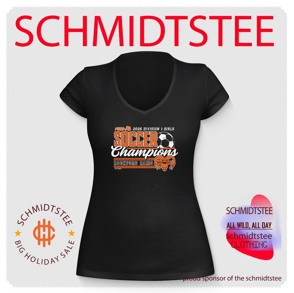 Rockford Rams 2026 MHSAA Girls Soccer D1 Champions shirt