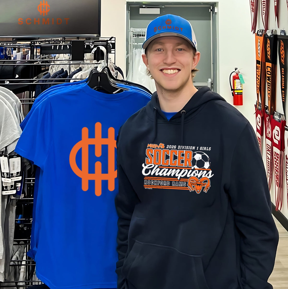Rockford Rams 2026 MHSAA Girls Soccer D1 Champions shirt