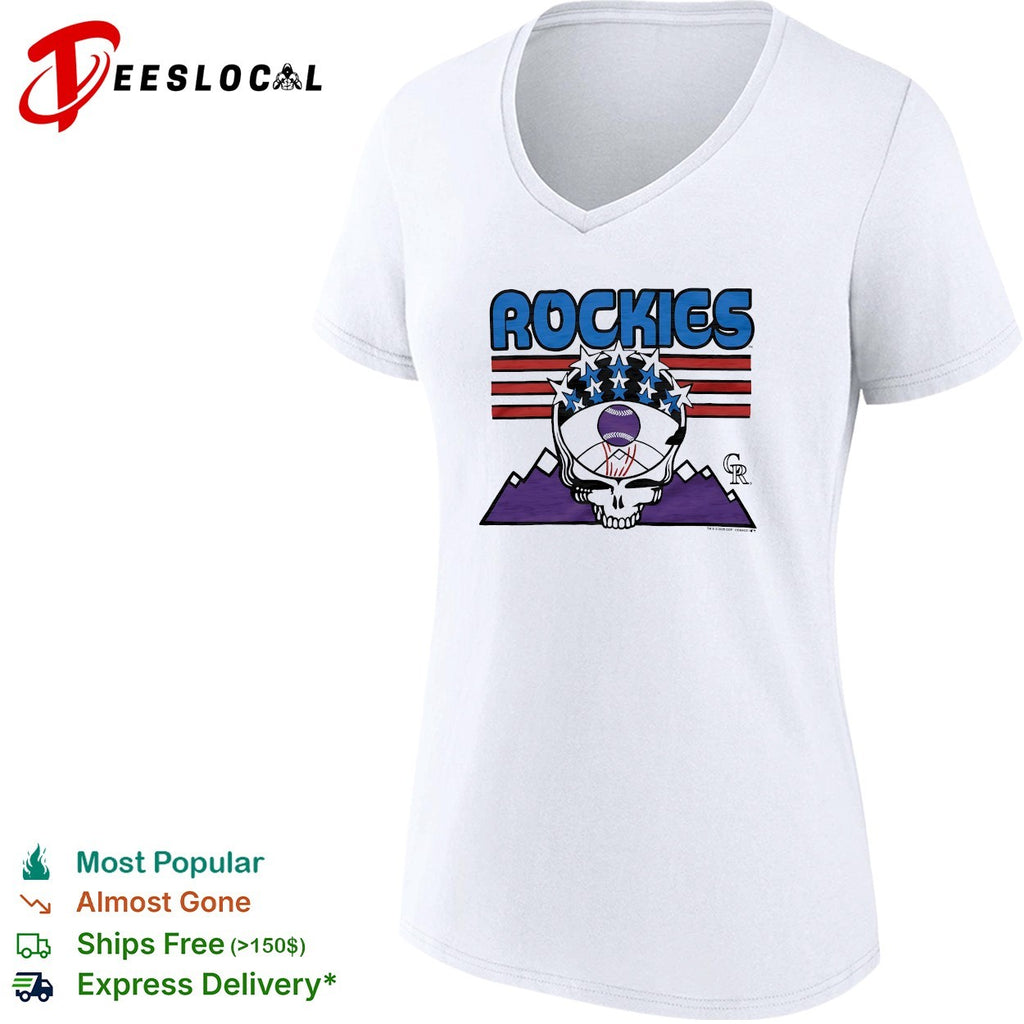 Rockies Americana MLB x Grateful Dead vintage shirt