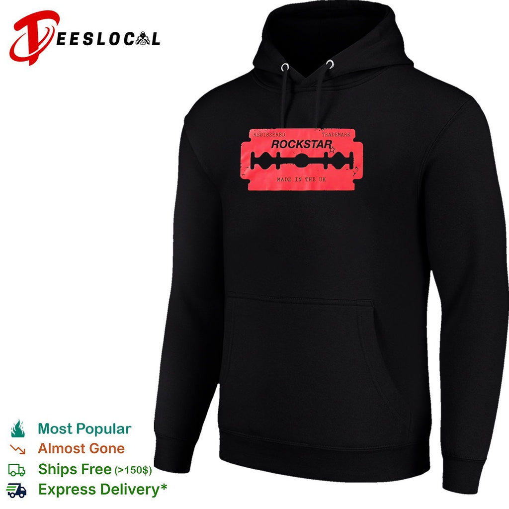 Rockstar Regissered Trademark Made in the UK Razor shirt