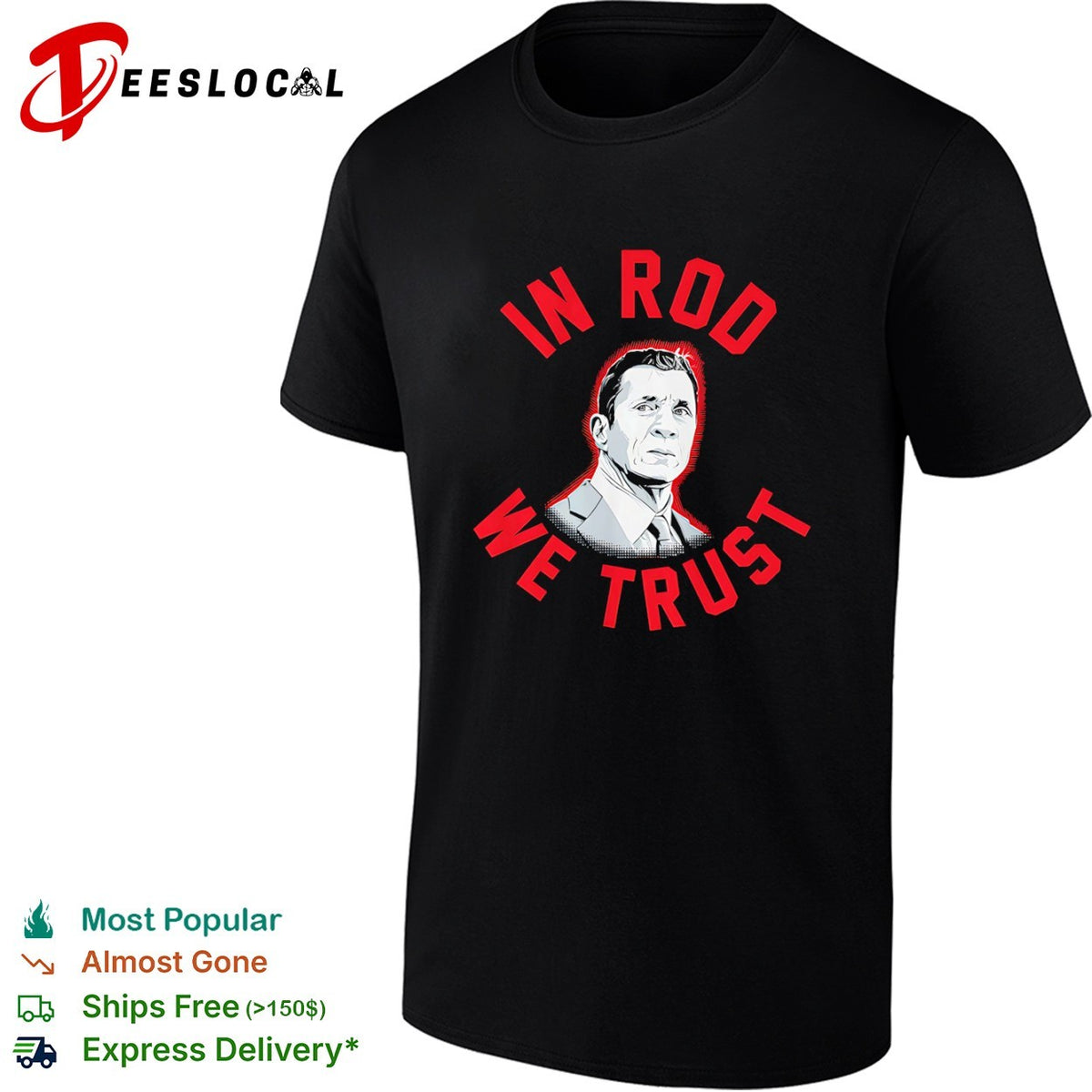 Rod Brind’Amour coach Carolina Hurricanes in Rod we trust shirt