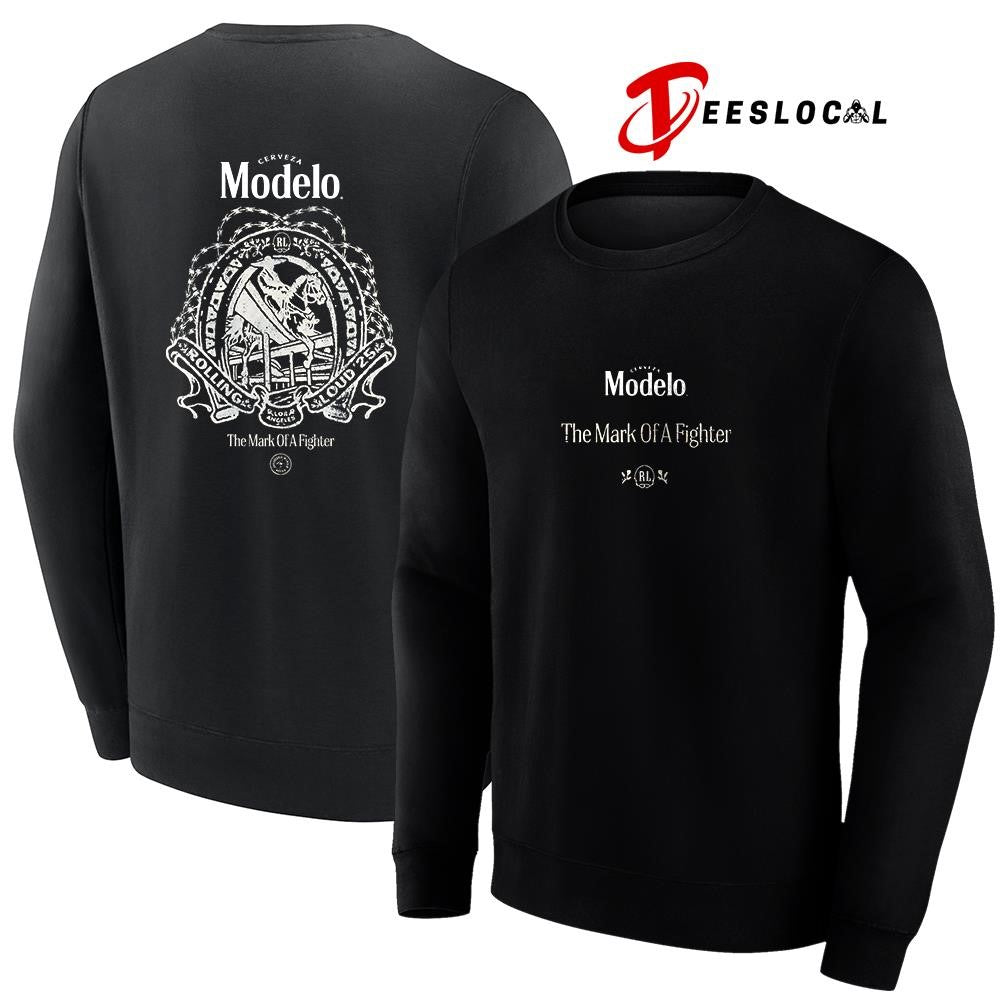 Rolling Loud x Modelo concerte the mark of a fighter shirt